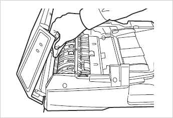 ガラス（読み取り部）の清掃